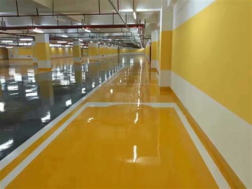 Peinture de sol époxy à base d'eau